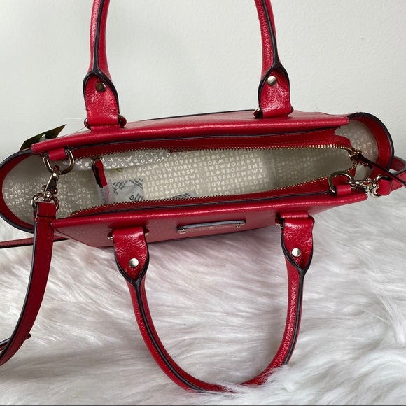 Kate Spade RED Small Camryn Wellesley Satchel - Picture 7 of 7